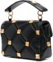 Valentino Garavani Roman Stud medium schoudertas Zwart - Thumbnail 3