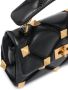 Valentino Garavani Roman Stud medium schoudertas Zwart - Thumbnail 4