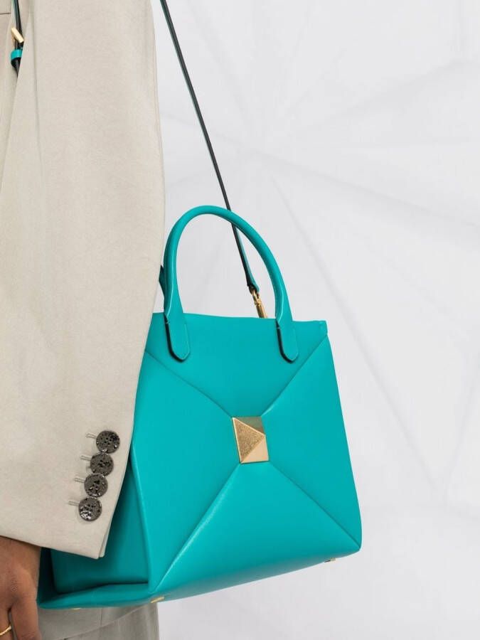Valentino Garavani Roman Stud shopper Groen