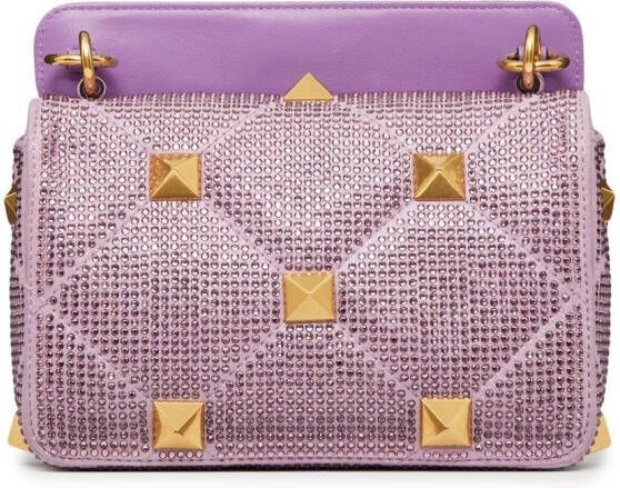 Valentino Garavani Romanstud schoudertas Paars