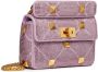 Valentino Garavani Romanstud schoudertas Paars - Thumbnail 3