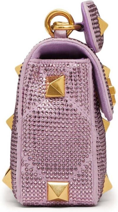 Valentino Garavani Romanstud schoudertas Paars
