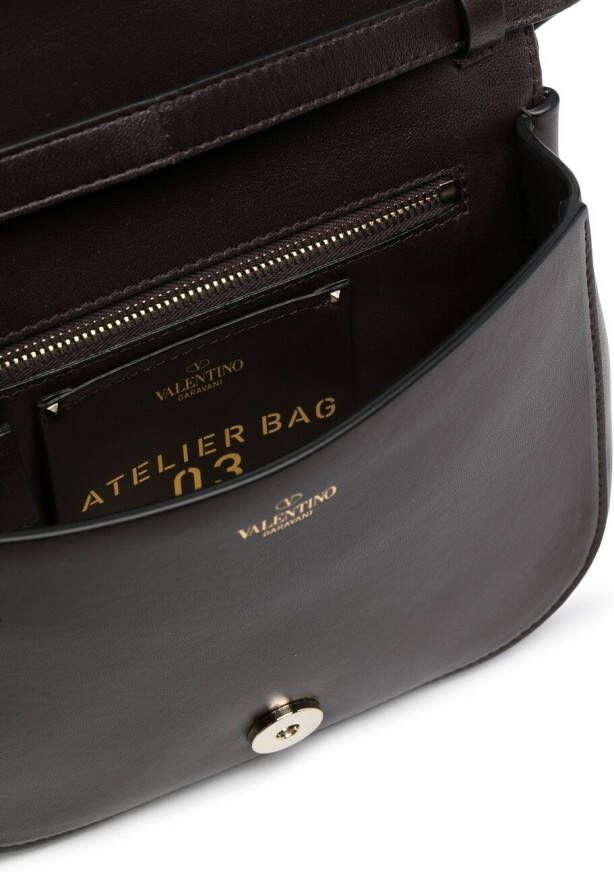 Valentino Garavani Rose 03 Edition Hobo draagtas Bruin