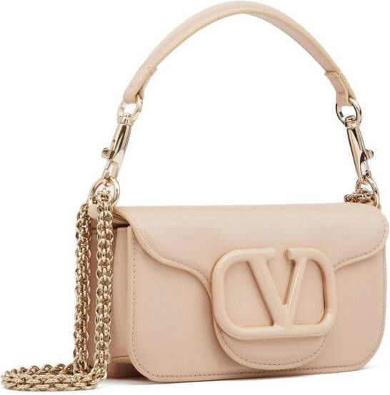 Valentino Garavani Schoudertas met logoplakkaat Beige