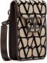 Valentino Garavani Schoudertas met logoprint Beige - Thumbnail 3