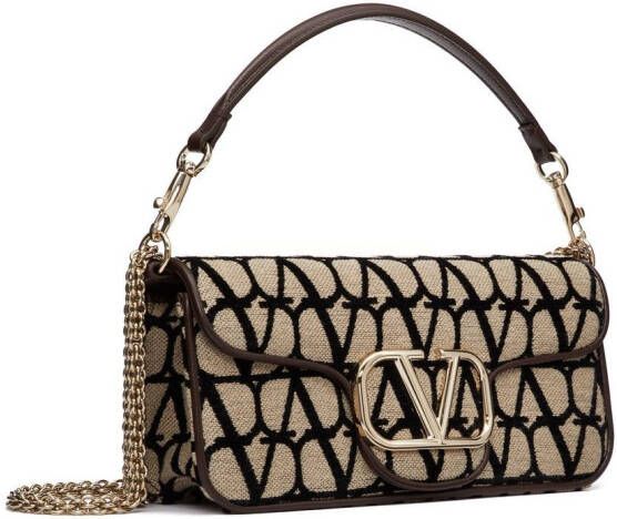 Valentino Garavani Schoudertas met monogram Beige
