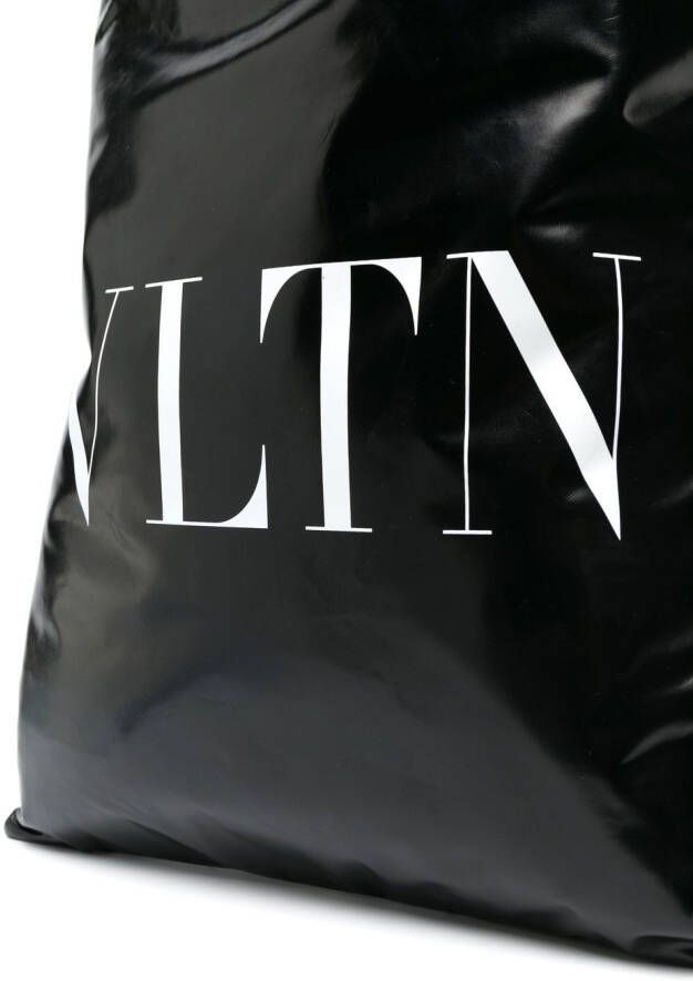 Valentino Garavani Schoudertas met VLTN print Zwart