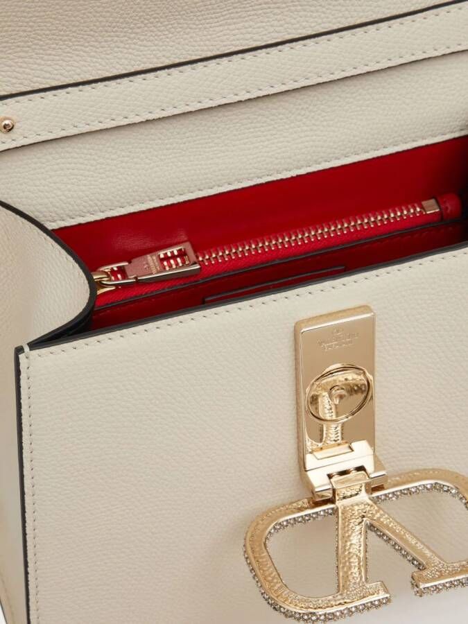 Valentino Garavani VSLING kleine schoudertas Beige