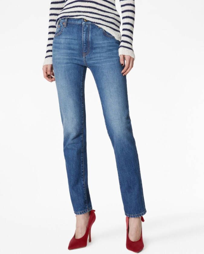 Valentino Garavani Slim-fit jeans Blauw