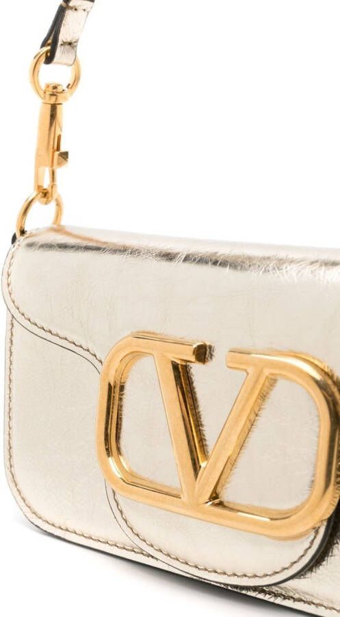 Valentino Garavani Locò kleine schoudertas Metallic