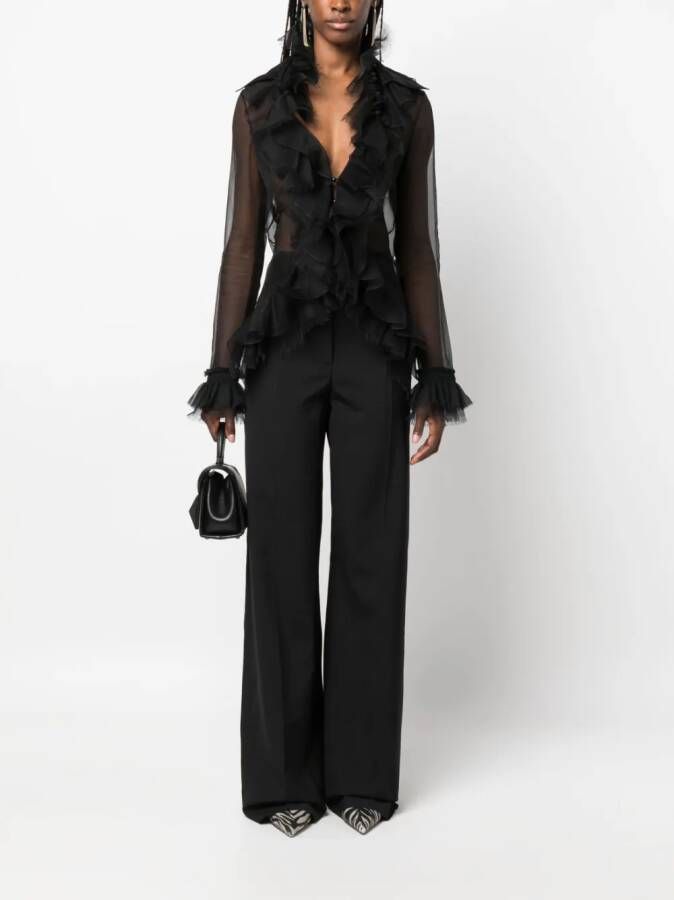 Valentino Garavani Straight broek Zwart