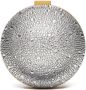 Valentino Garavani VLogo Signature verfraaide clutch Zilver - Thumbnail 3