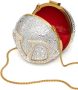 Valentino Garavani VLogo Signature verfraaide clutch Zilver - Thumbnail 5