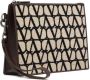 Valentino Garavani Toile Iconographe clutch Beige - Thumbnail 4