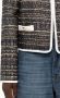 Valentino Garavani Tweed jack Blauw - Thumbnail 5