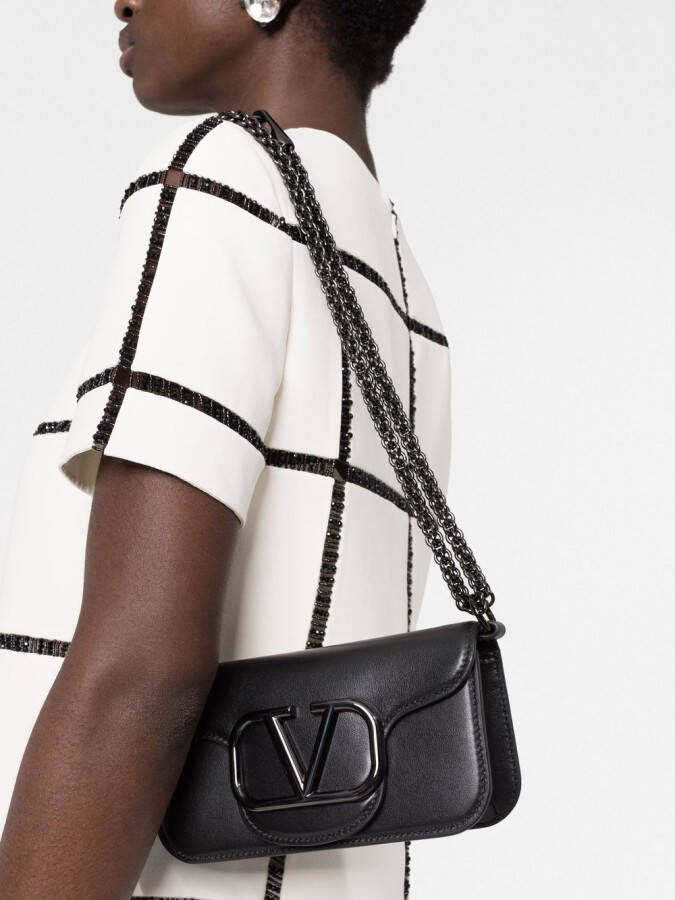 Valentino Garavani VLogo crossbodytas Zwart