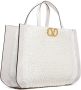 Valentino Garavani VLogo kleine shopper Wit - Thumbnail 3
