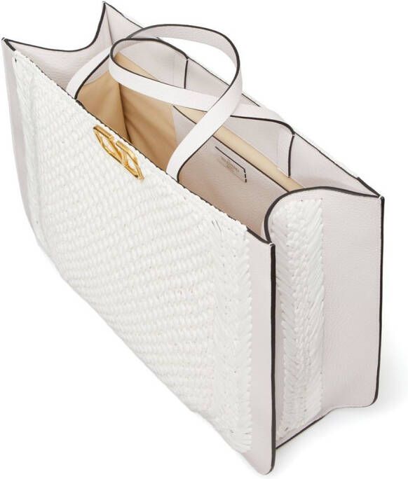 Valentino Garavani VLogo kleine shopper Wit