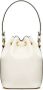 Valentino Garavani Vlogo leren bucket-tas Wit - Thumbnail 2
