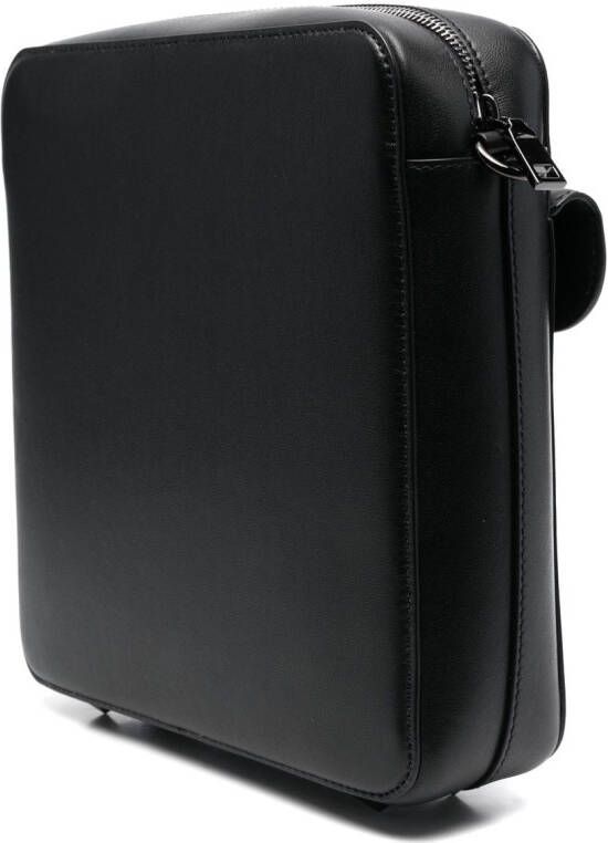 Valentino Garavani VLogo leren messengertas Zwart