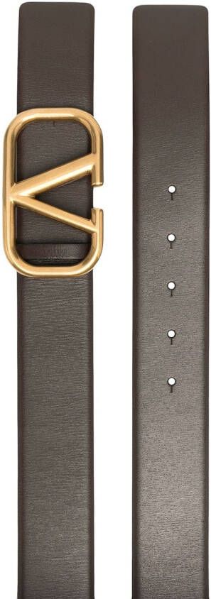 Valentino Garavani VLOGO leren riem Bruin