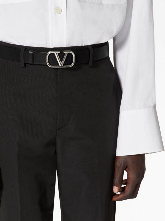Valentino Garavani riem met logo Zwart