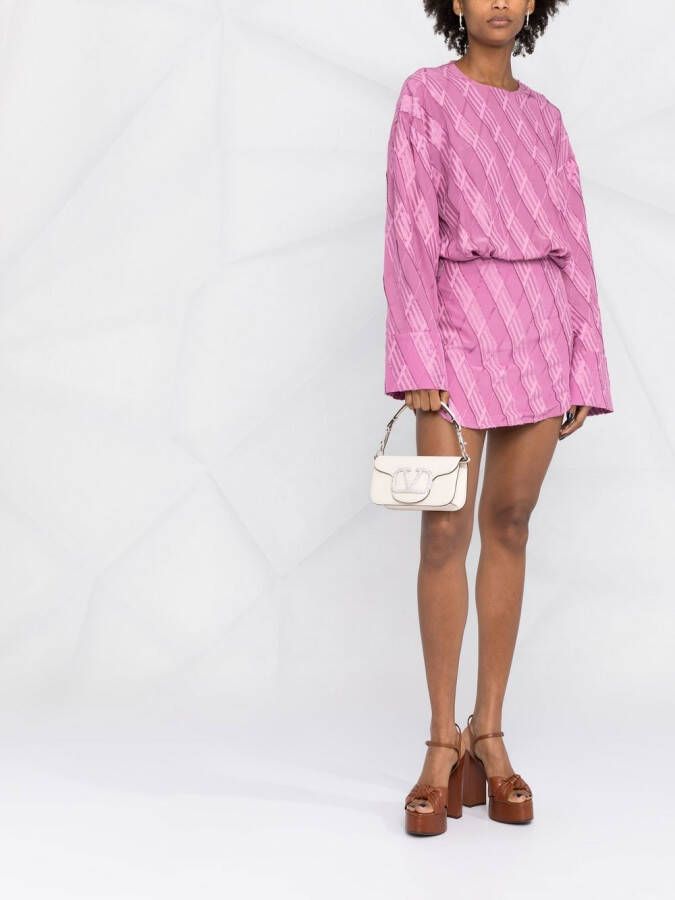 Valentino Garavani Locò kleine schoudertas Beige