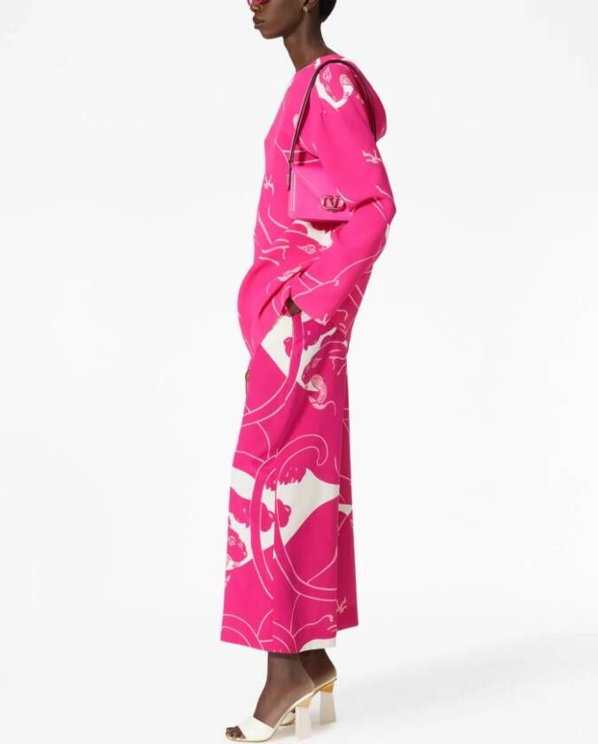 Valentino Garavani Leren schoudertas Roze