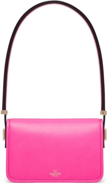 Valentino Garavani Leren schoudertas Roze