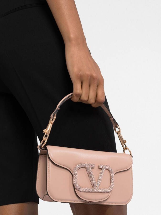 Valentino Garavani Locò kleine schoudertas Roze