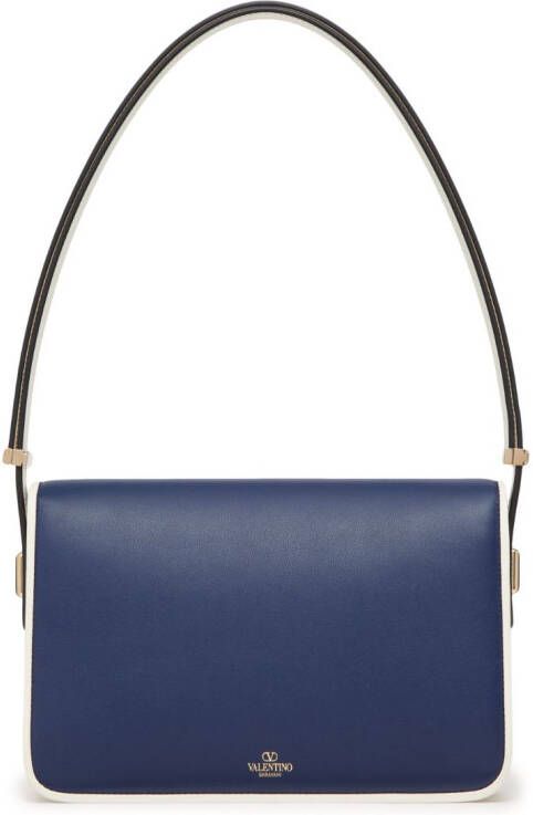 Valentino Garavani VLogo Letter tweekleurige tas Blauw