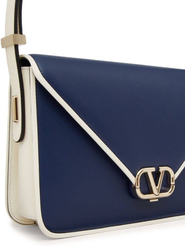 Valentino Garavani VLogo Letter tweekleurige tas Blauw