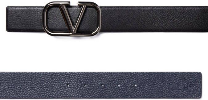 Valentino Garavani VLogo Signature 40mm omkeerbare riem Zwart