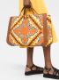 Valentino Garavani VLogo shopper met bandanaprint Oranje - Thumbnail 3