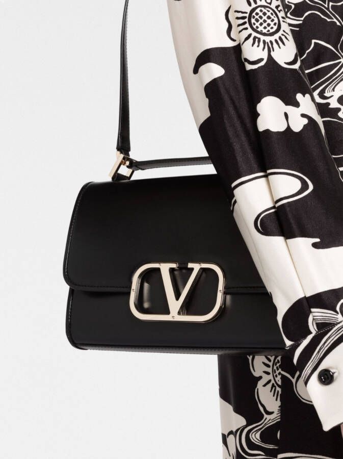 Valentino Garavani VLogo schoudertas Zwart