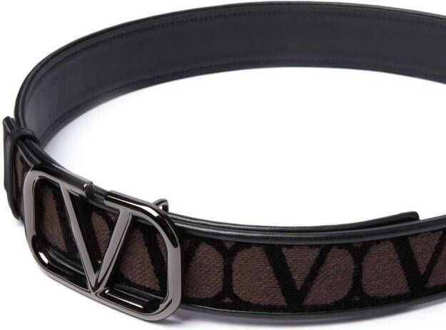 Valentino Garavani Toile Iconographe riem Bruin