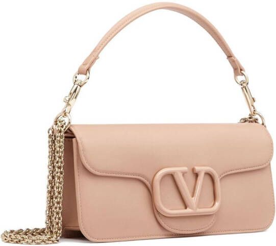 Valentino Garavani VLogo Signature schoudertas Beige