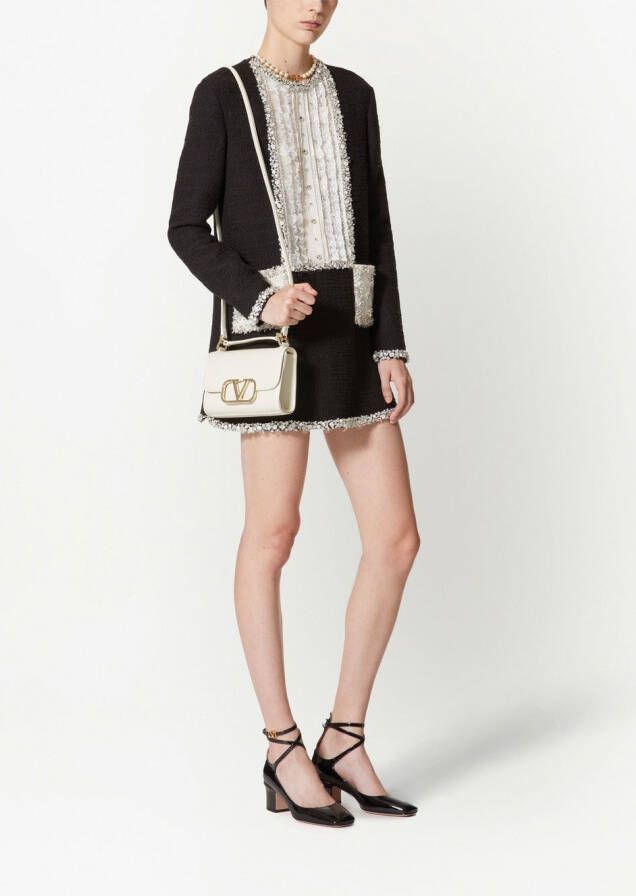 Valentino Garavani VLogo Signature schoudertas Wit