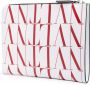 Valentino Garavani VLTN clutch met logoprint Wit - Thumbnail 3