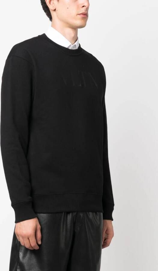 Valentino Garavani Sweater met VLTN-logoprint Zwart