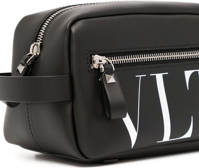Valentino Garavani VLTN toilettas met print Zwart