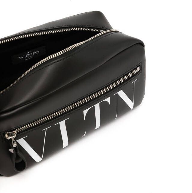 Valentino Garavani VLTN toilettas met print Zwart
