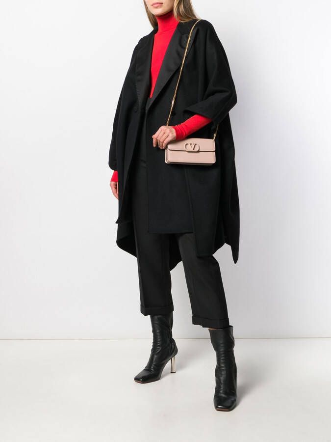 Valentino Garavani VLogo handtas met kettinghengsel Beige