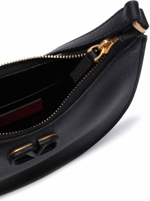 Valentino Garavani VLogo mini-schoudertas Zwart