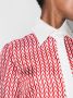 Valentino Garavani Zijden blouse Rood - Thumbnail 4