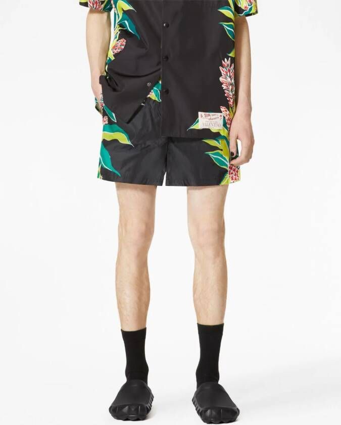 Valentino Garavani Zwembroek met print Zwart