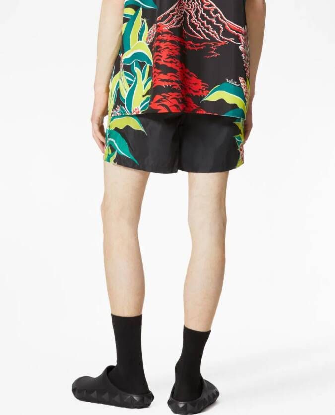 Valentino Garavani Zwembroek met print Zwart
