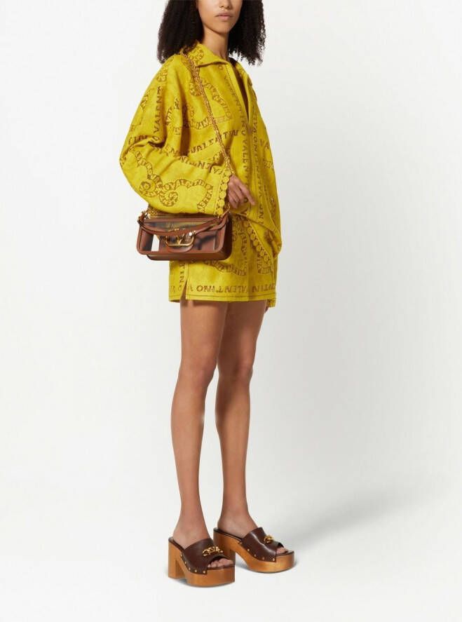 Valentino Garavani Geborduurde shorts Geel