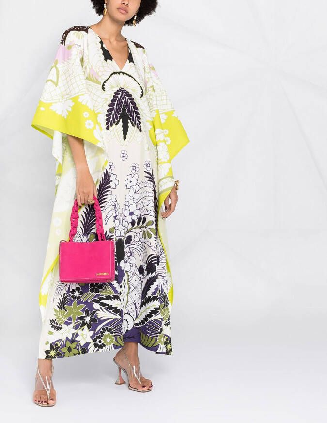 Valentino Garavani Gedrapeerde jurk Wit