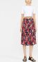 Valentino Garavani Geplooide rok Rood - Thumbnail 2
